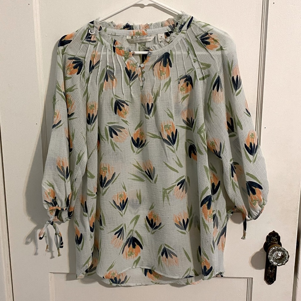 Lauren Conrad Floral Blouse